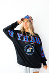 Jayhawks Acid Wash Crewneck *Licensed*