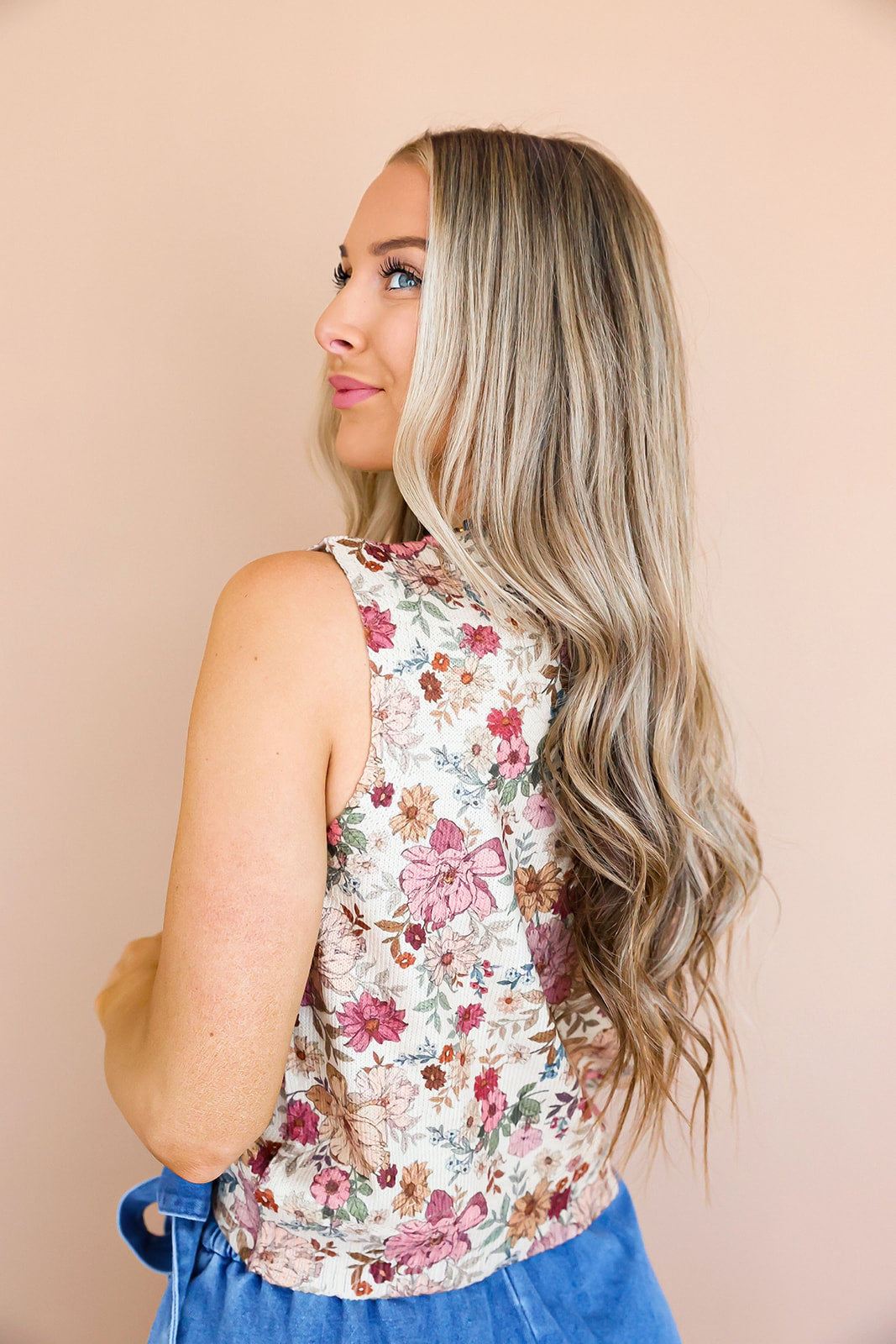 Autumn Rose Sweater Vest