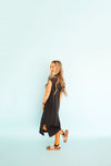 Simple And Sweet Dress-Black