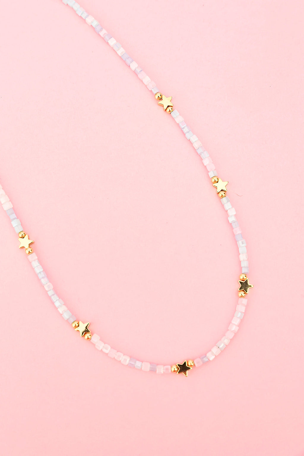 Born To Shine Dainty Star Necklace-Pastel Blue