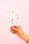 Rainbow & Clear Multi Beaded Necklace