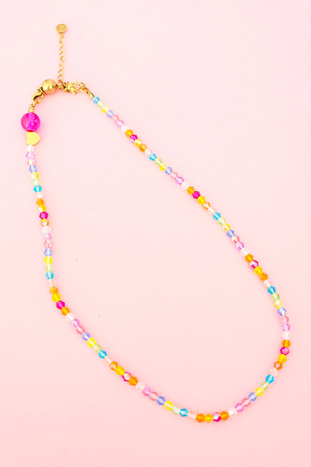 Candy Coated Dainty Beaded Necklace