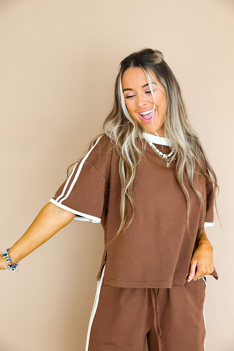 Cocoa Stripe Set