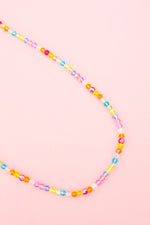 Candy Coated Dainty Beaded Necklace