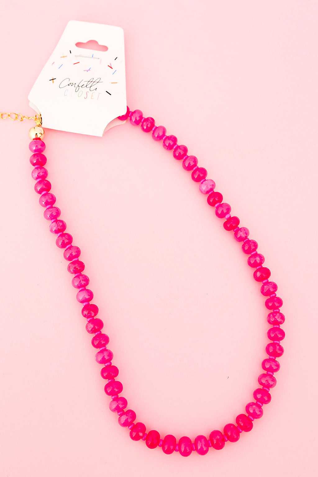 Pink On Pink Luxe Gemstone Necklace