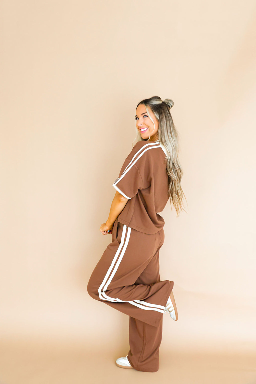 Cocoa Stripe Set