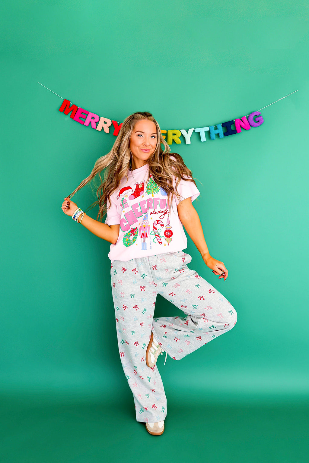 Cheerful Always Tee – Pink