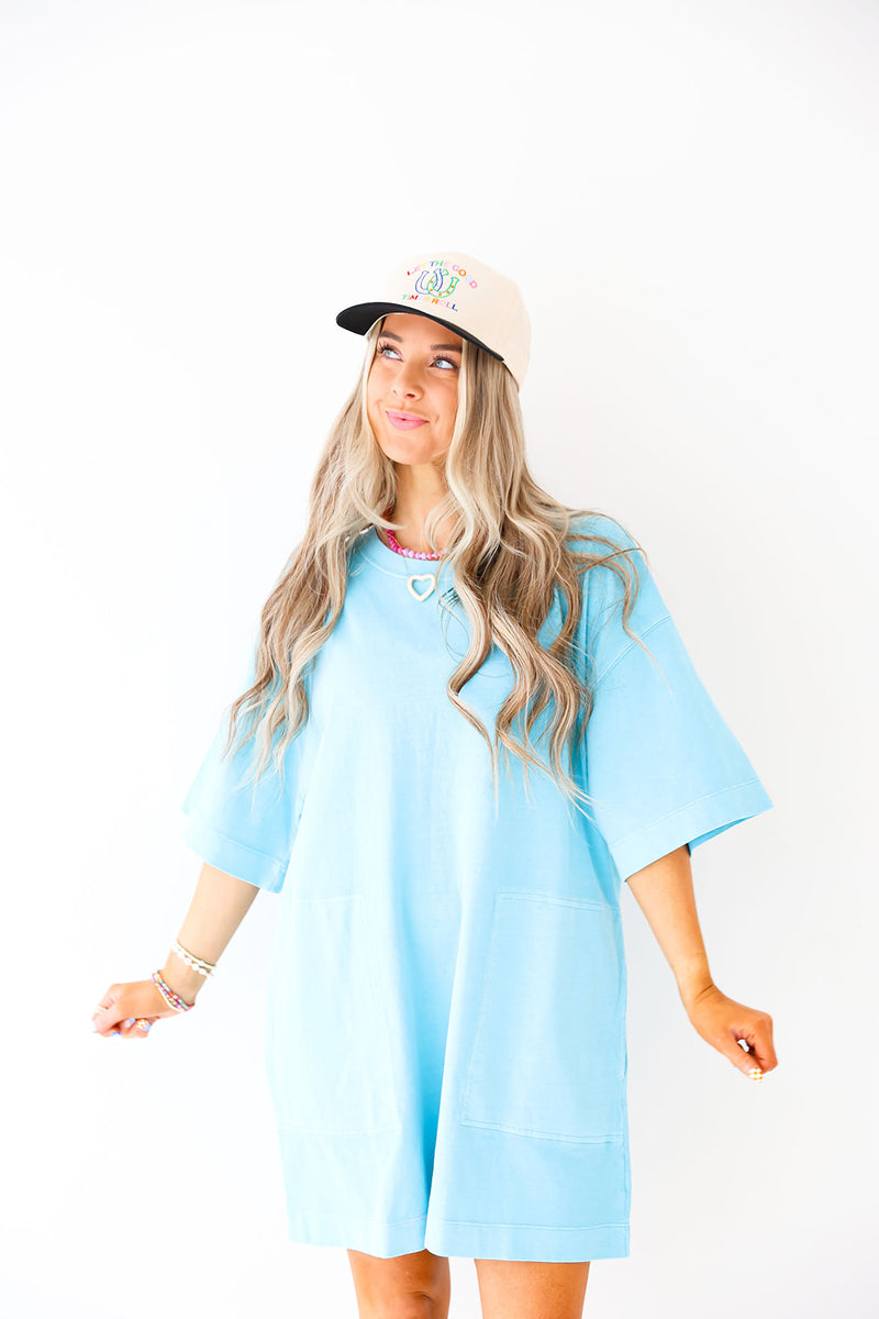 Blue Skies Ahead Tshirt Dress