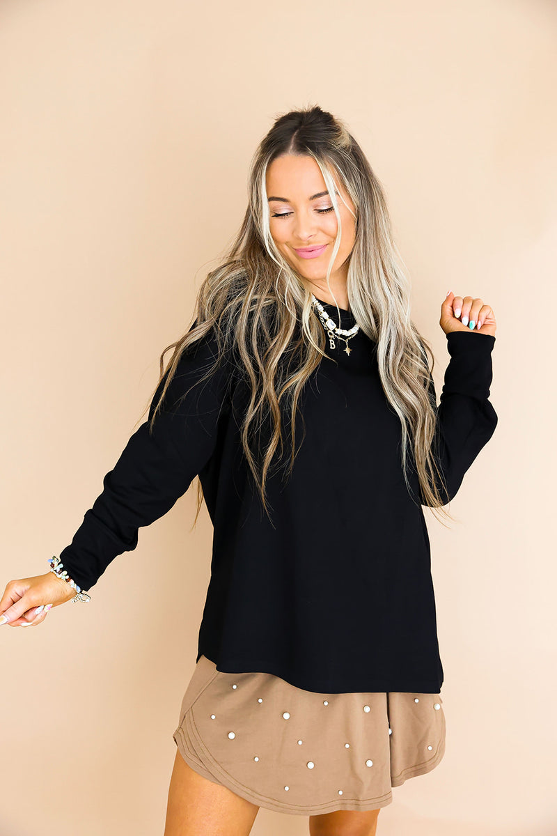 Bonfire Nights Luxe Long Sleeve Top