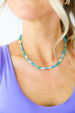 Indigo Dainty Gemstone Luxe Necklace