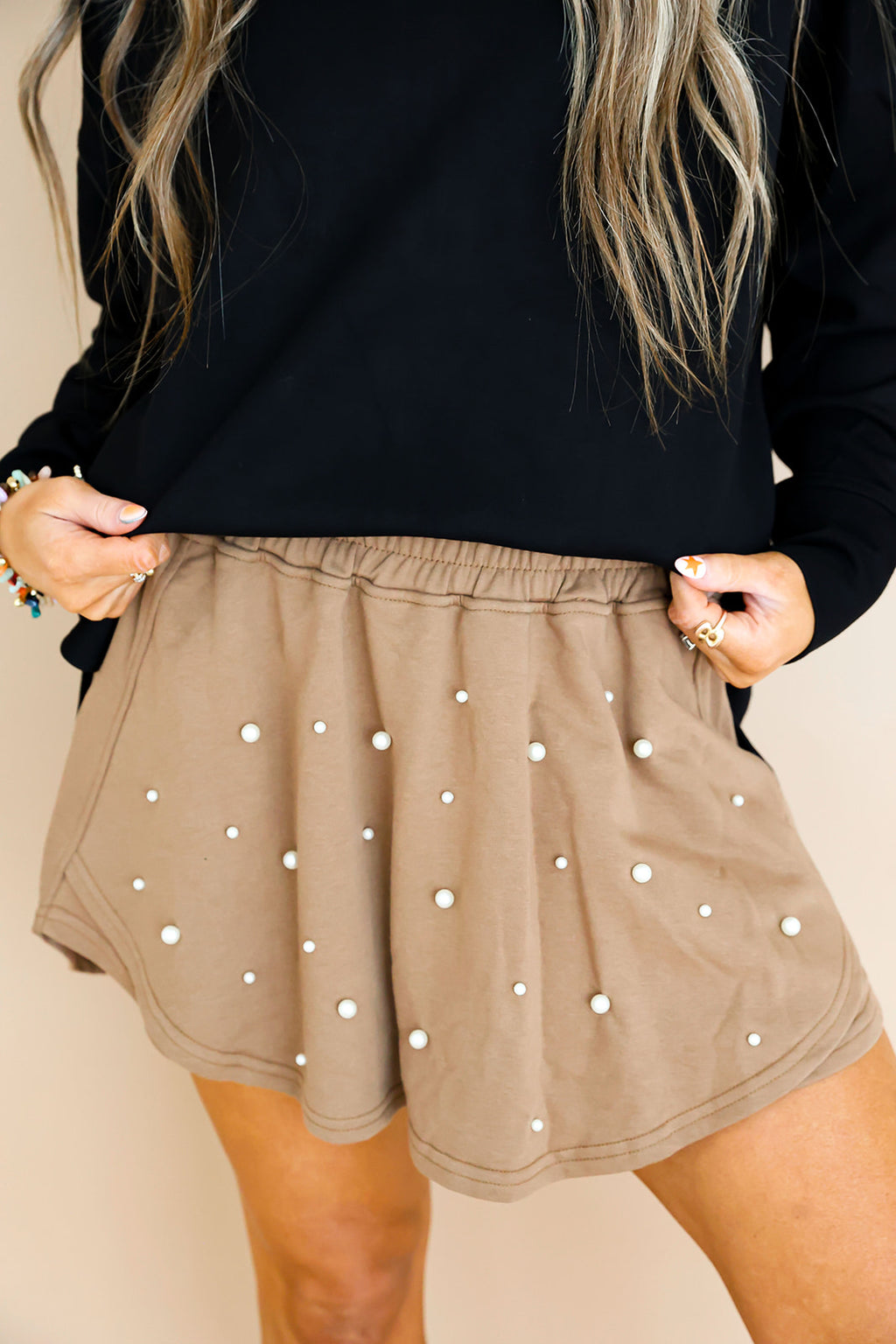 Lounge Luxe Skort- Mocha