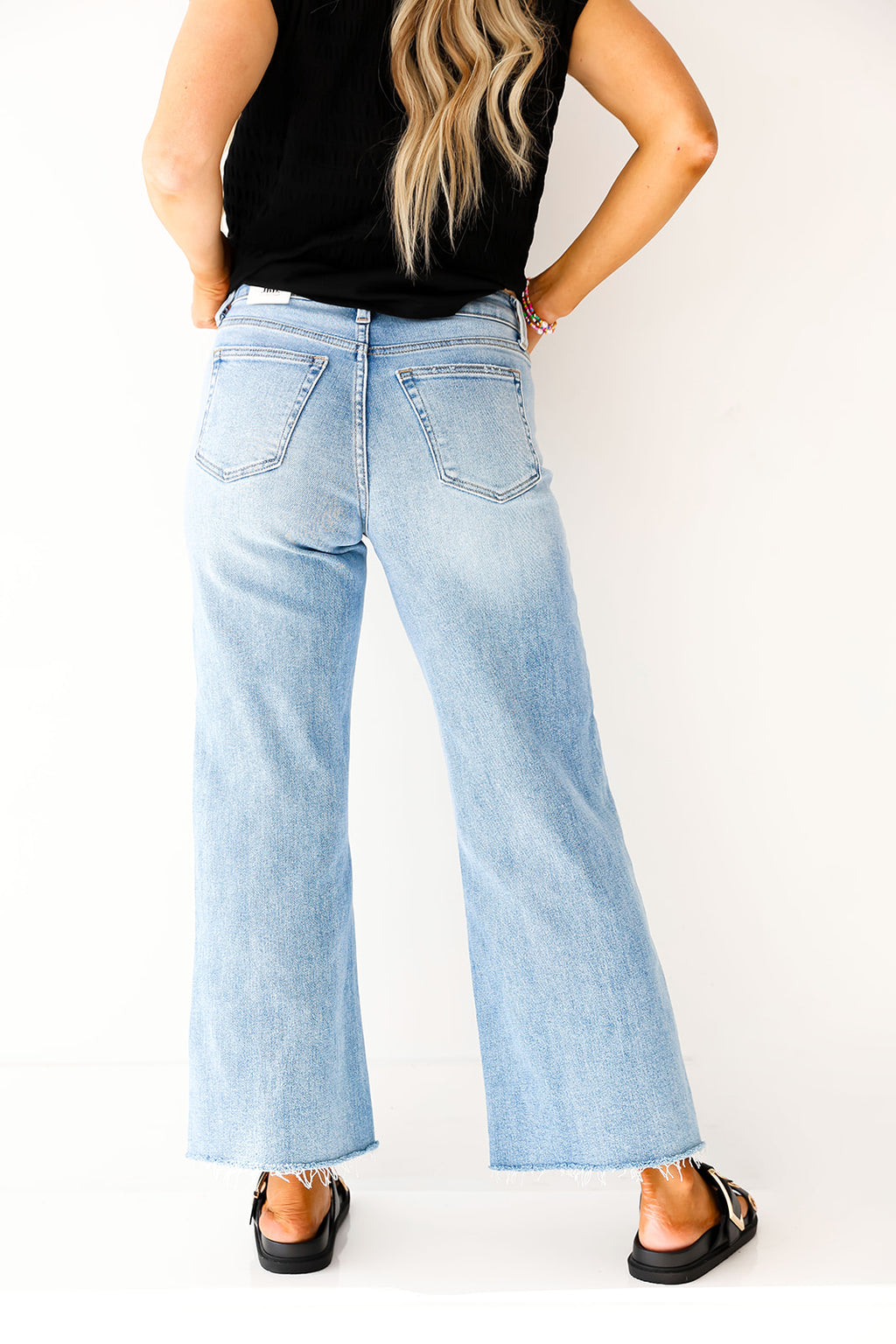 Juniper Wide Leg Jeans-Light Wash