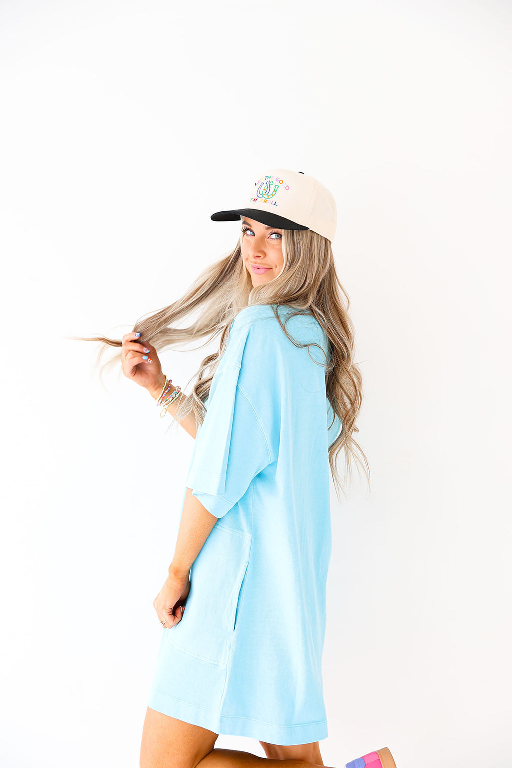Blue Skies Ahead Tshirt Dress