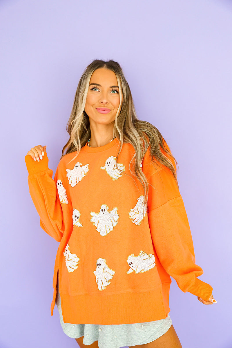 Spirits in Sequins Pullover
