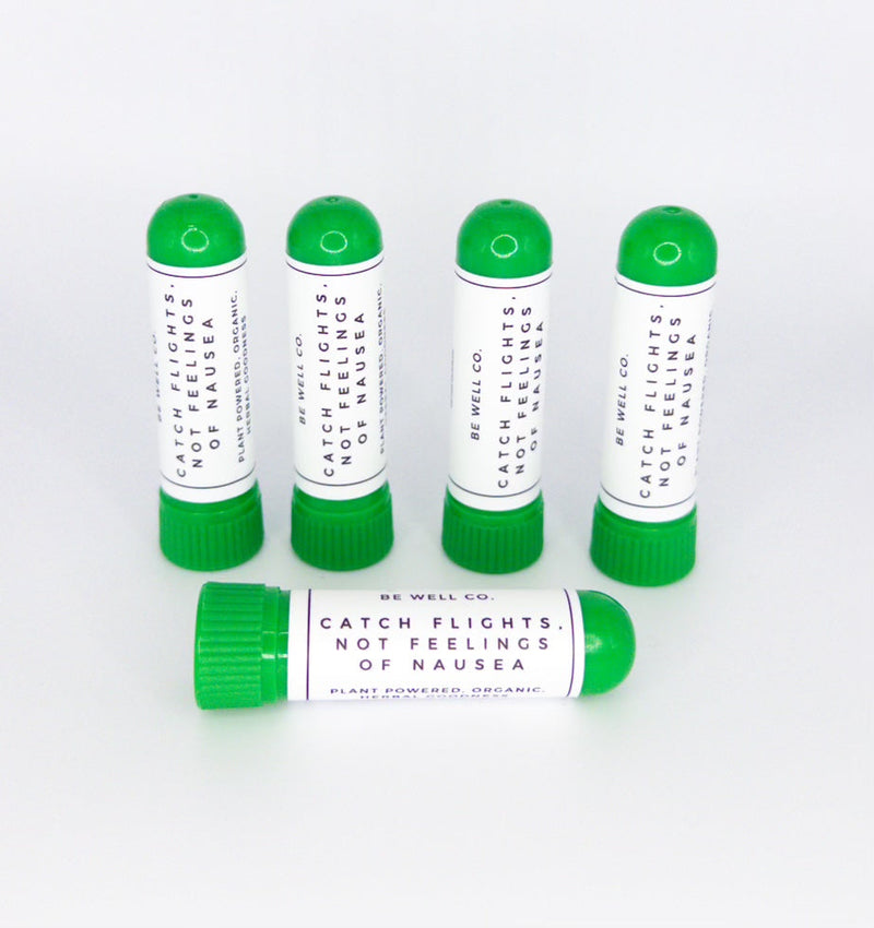 PREORDER: Be Well Catch Flights Not Feelings of Nausea Inhaler – Calm & Comfort