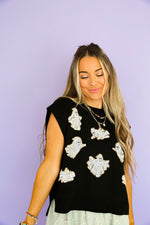 Glitter & Ghouls Sweater Vest