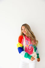 Color It In Rainbow Cardigan