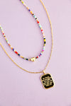 Tiny Gold Heartbeat Necklace RESTOCK