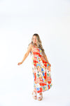 Paradise Palette Printed Maxi Dress