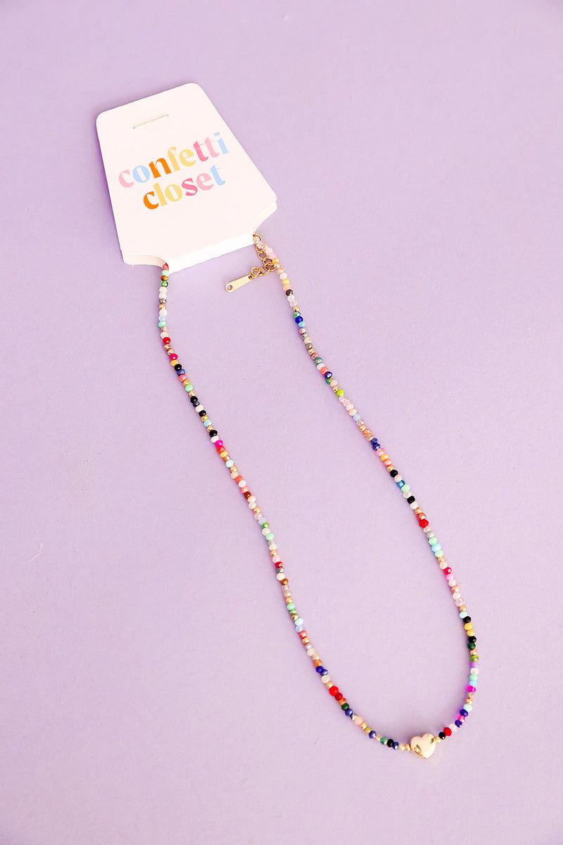 Tiny Gold Heartbeat Necklace RESTOCK