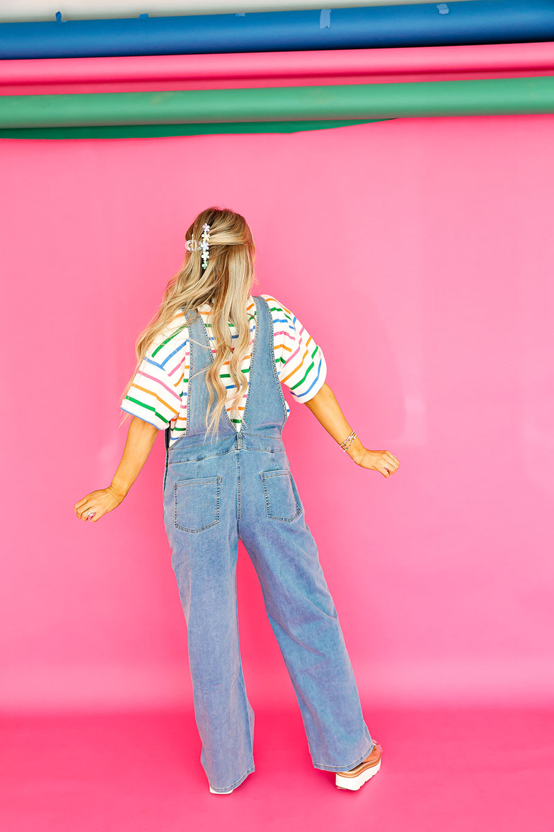 Garden Party Denim Overalls