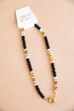 Neutral Tone Gemstone Necklace