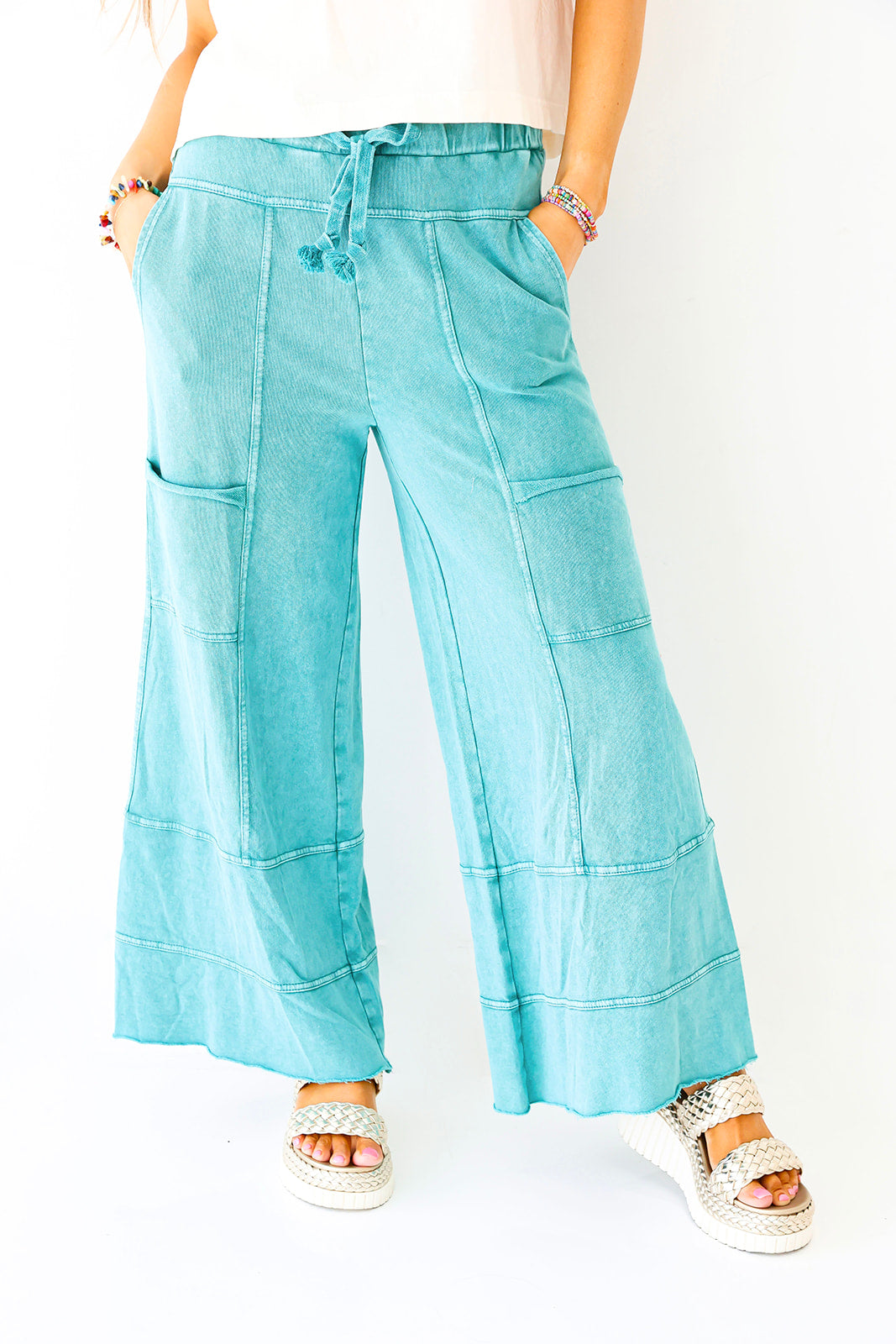 It's A Lifestyle Pants-Teal *RESTOCK*