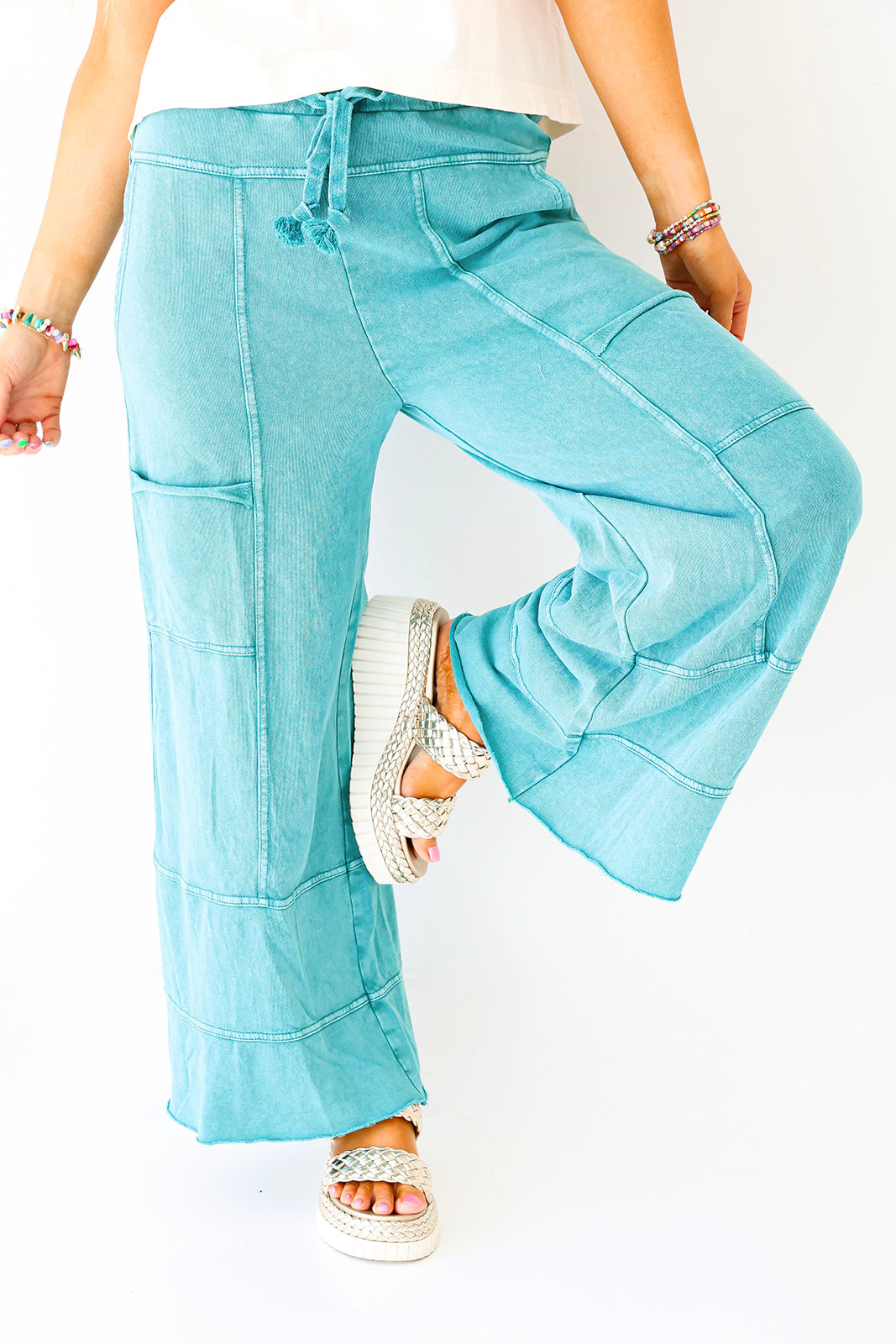 It's A Lifestyle Pants-Teal *RESTOCK*
