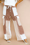 Always The Fun Girl Pants-Oat/Chocolate