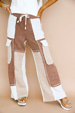 Always The Fun Girl Pants-Oat/Chocolate