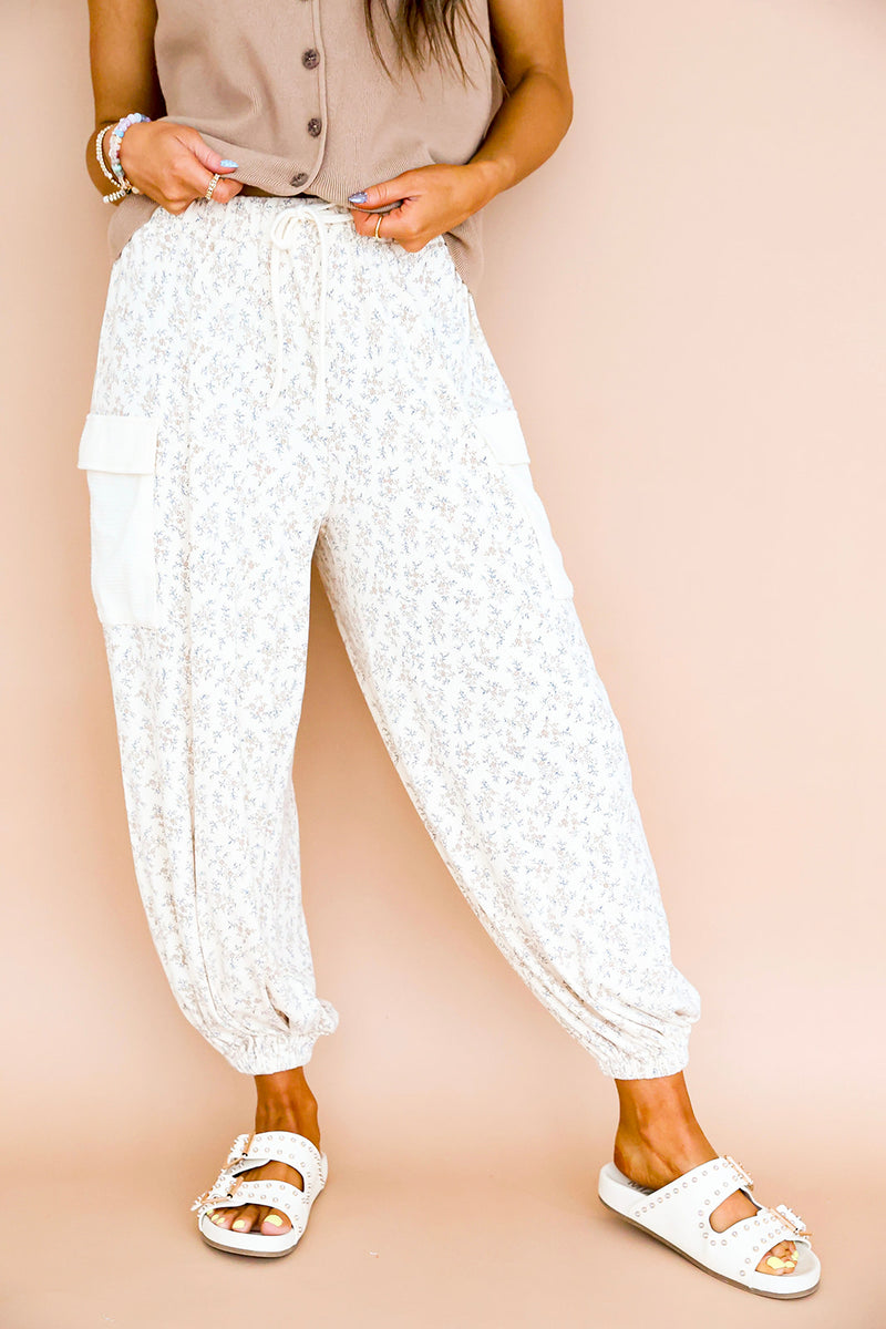 Buttercream Bloom Joggers