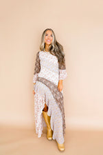 Autumn Blooms Maxi Dress