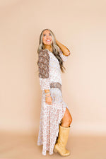 Autumn Blooms Maxi Dress