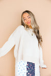 Say Yes Short Sweater - Sand