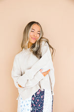 Say Yes Short Sweater - Sand