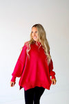 Say Yes Sweater-Magenta