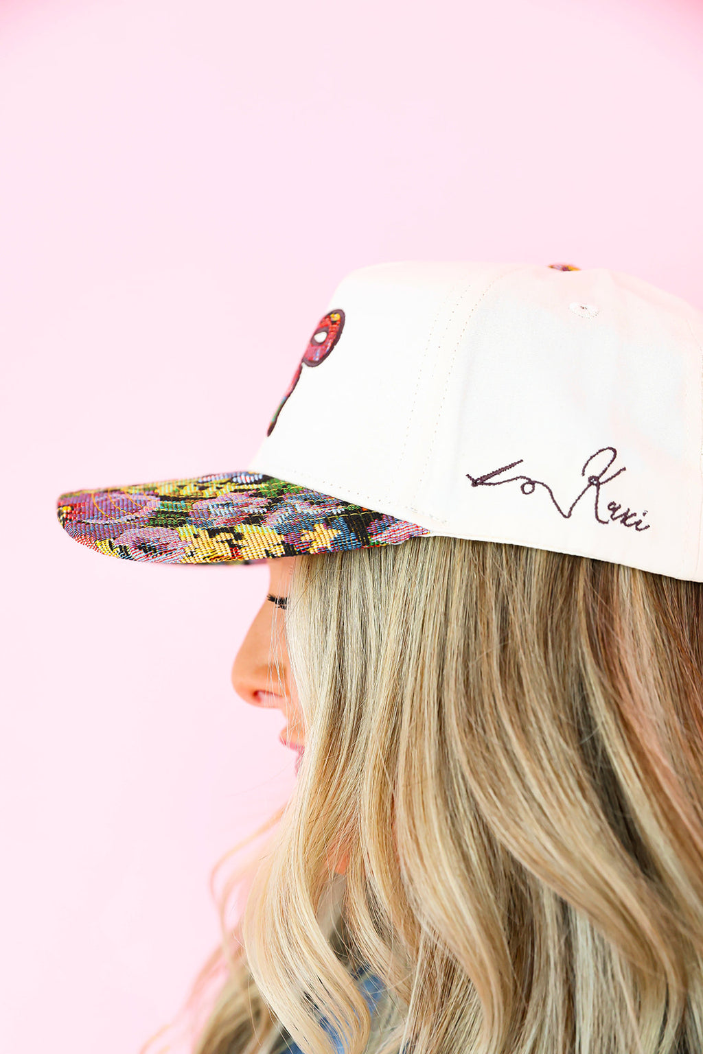 Vintage Floral Bow Trucker Hat