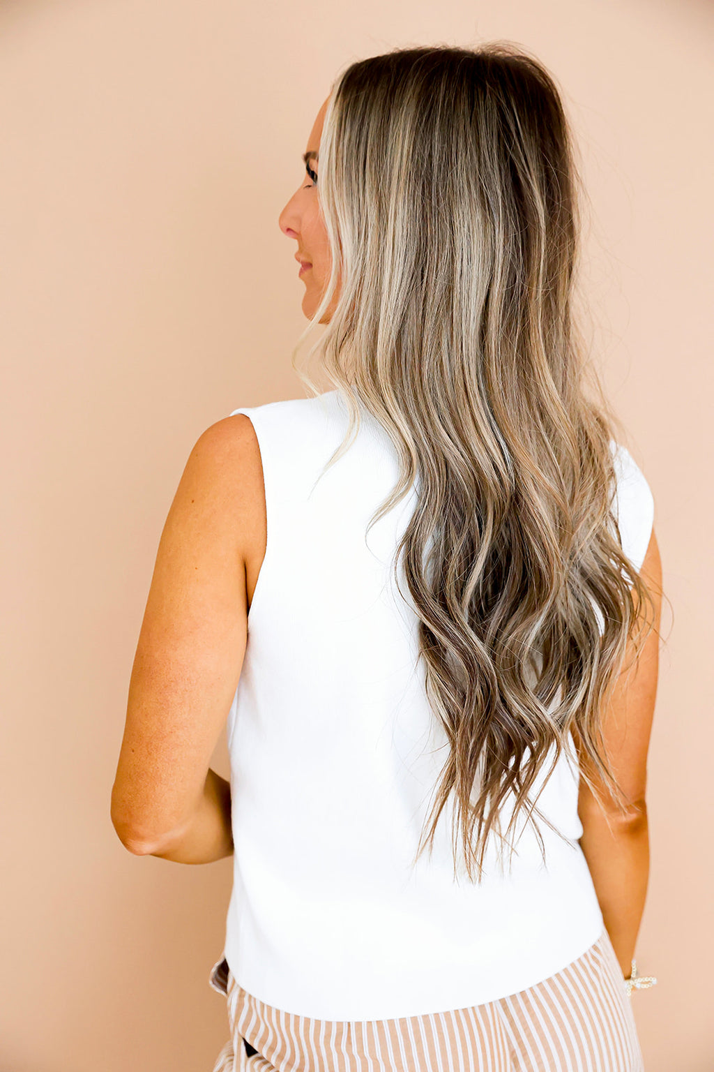 Autumn Ease Knit Top- Ivory