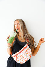 Floral Puffer Bum Bag