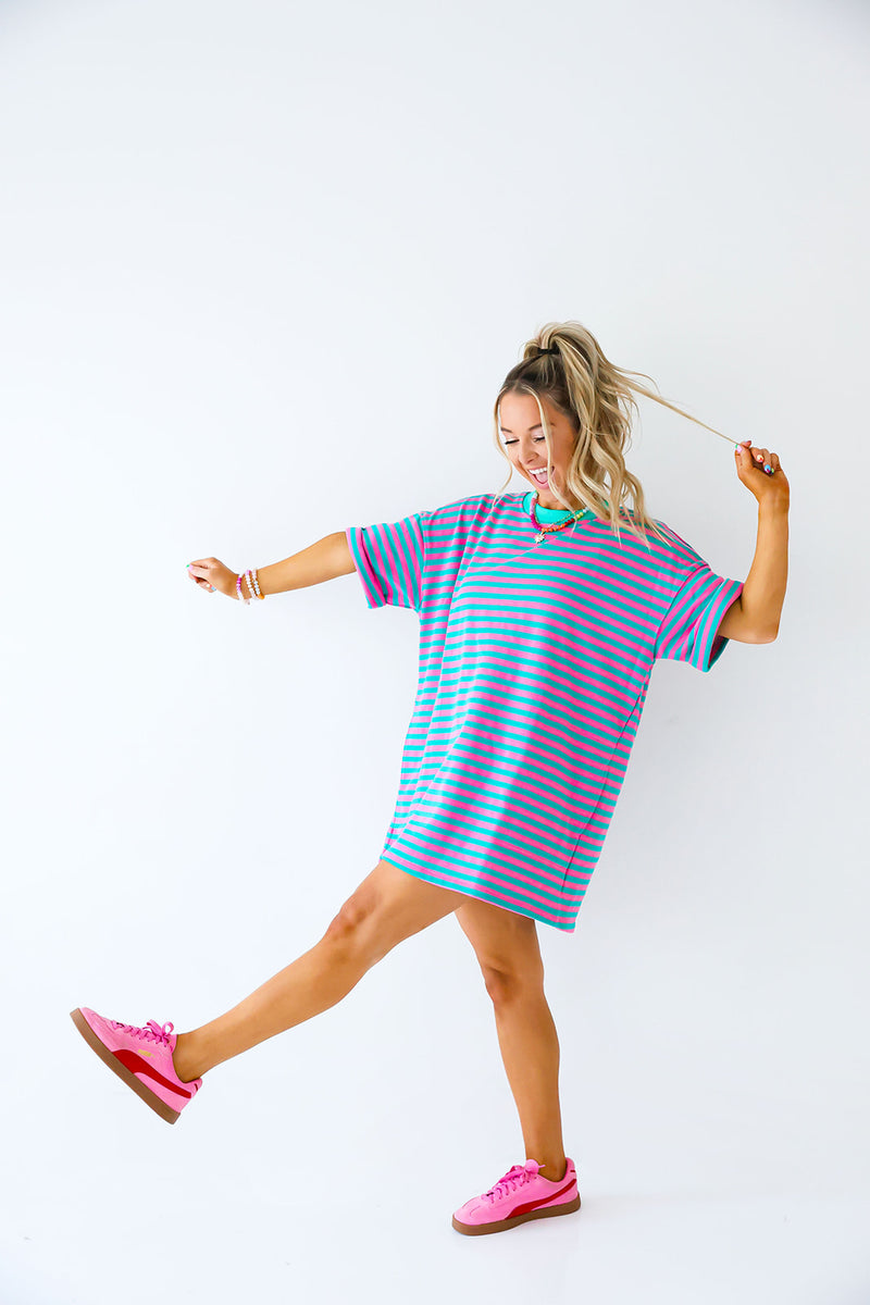 Coolest In School Striped Dress