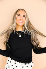 The Everyday Essential Top- Black