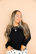 The Everyday Essential Top- Black