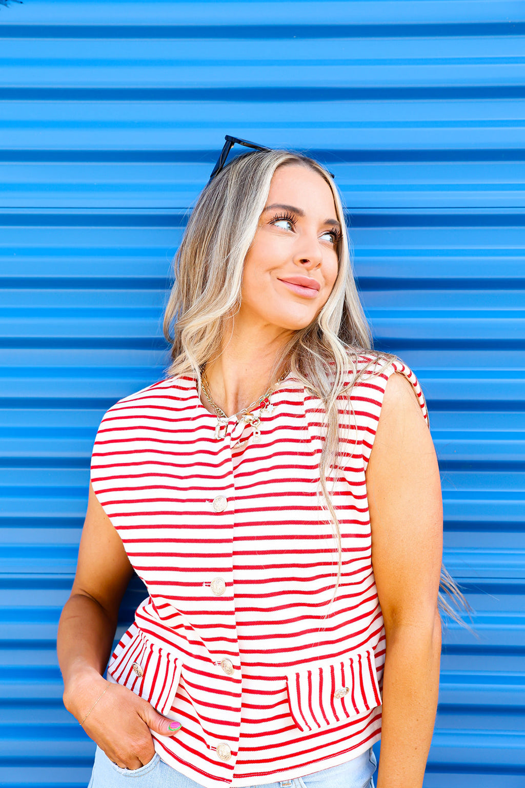 American Prep Club Striped Top