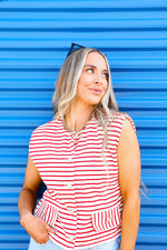 American Prep Club Striped Top