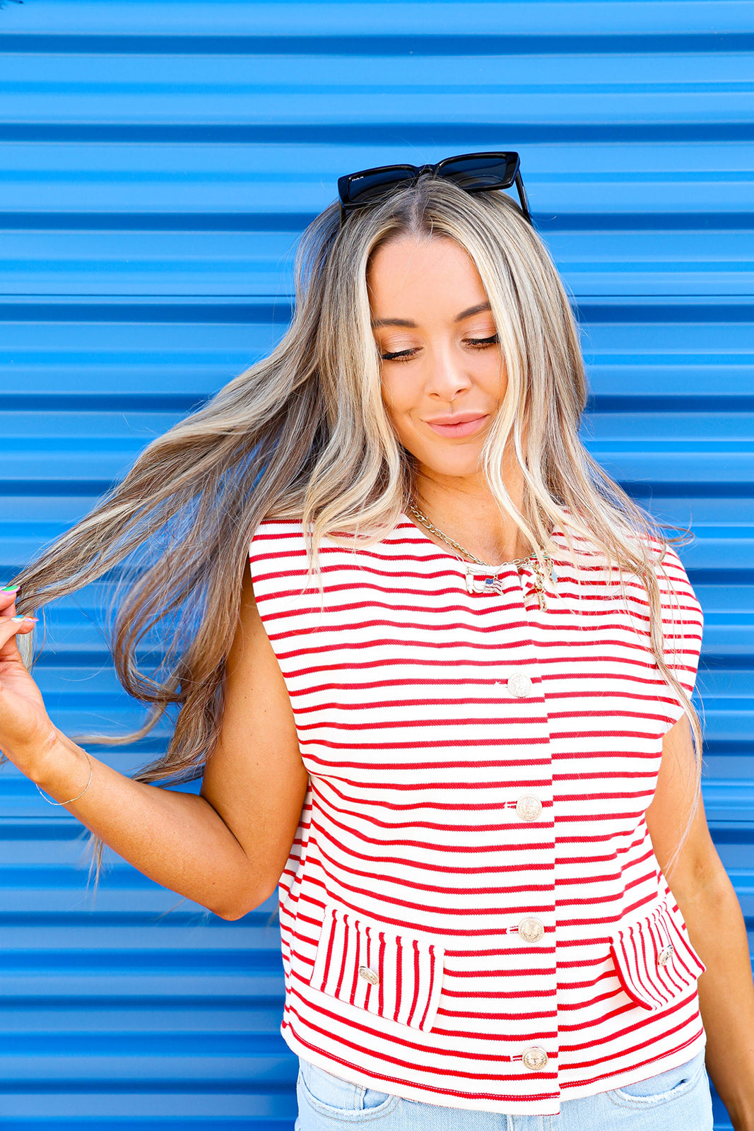 American Prep Club Striped Top
