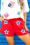 Star Spangled Applique Shorts