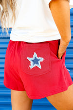 Star Spangled Applique Shorts