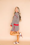 Does It All Skort Set- Red/Brown
