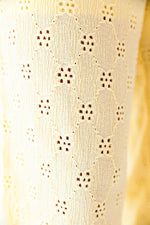 Daisy Days Eyelet Pant-Yellow