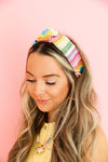 Brighter Days Rainbow Knotted Headband